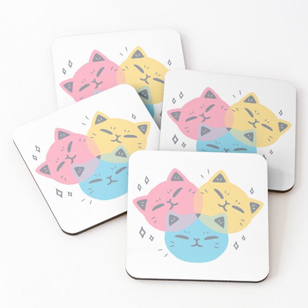 Item preview, Kawaii CMYK Cat designed and sold by xMorfina.