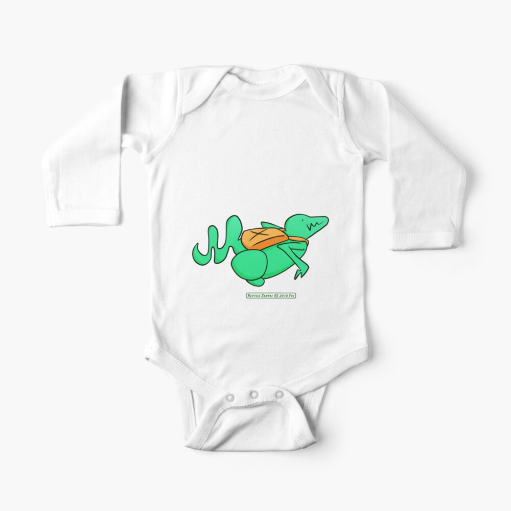 Item preview, Long Sleeve Baby One-Piece designed and sold by reptilesenpai.