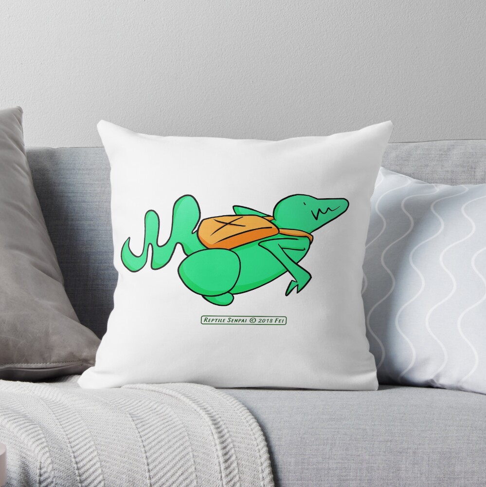 Item preview, Throw Pillow designed and sold by reptilesenpai.