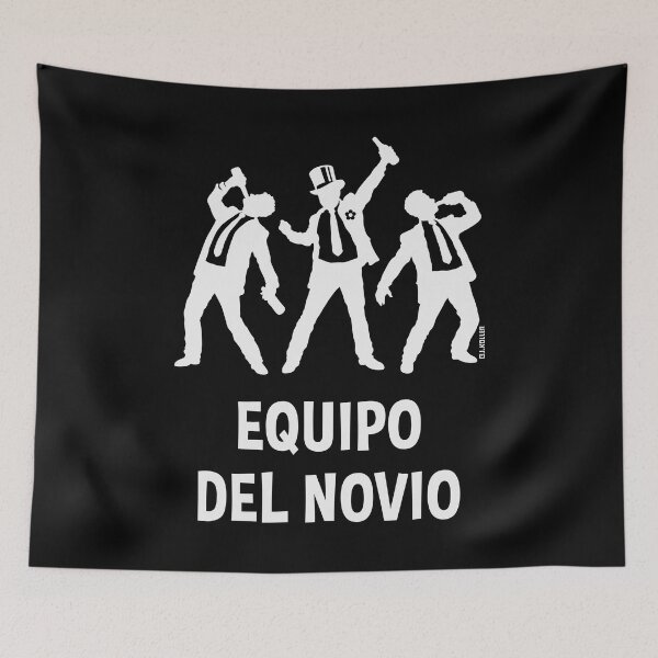 Item preview, Groom's Team (Bachelor Party / Silhouette / White) designed and sold by MrFaulbaum.