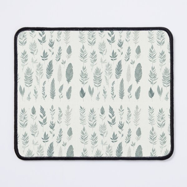 Aperçu de l'œuvre Motif de feuilles variées minimaliste en sourdine créée et vendue par FuzzieIntuition.