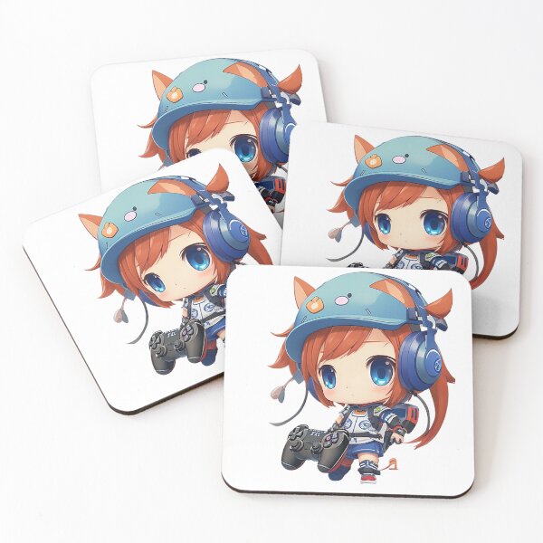 Item preview, Cute Controllers Chibi Gaming Girl Collection designed and sold by Permana96.
