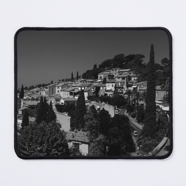 Item preview, Panoramic Summertime Bliss in Bormes-Les-Mimosas in black and white designed and sold by FotoMahieu.
