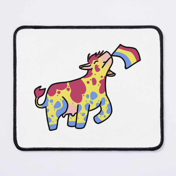 Item preview, Pansexual Pride Cow designed and sold by HelLoveHelena.