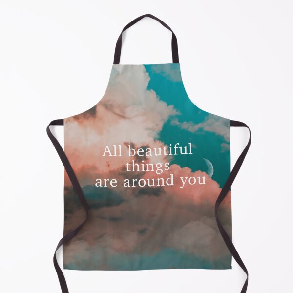 Item preview, All beautiful things are around you Aesthetic Quotes Sky and Clouds designed and sold by PG Illustration.