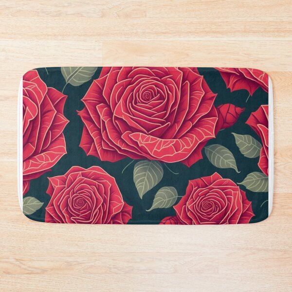 Item preview, Seamless patterns of rose designed and sold by pkk1designsart.
