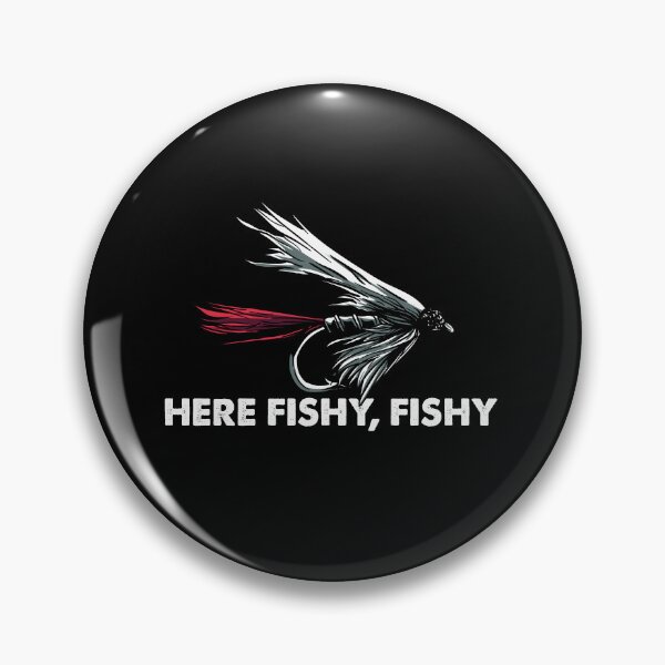 Aperçu de l'œuvre Here Fishy Fishy Fly Fishing Angler Angling créée et vendue par Pubi.
