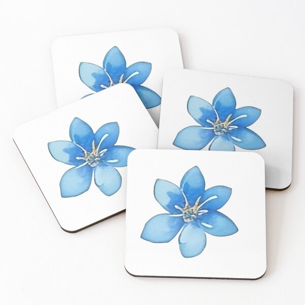 Item preview, Watercolor blue flower designed and sold by Jayjaynaenae.