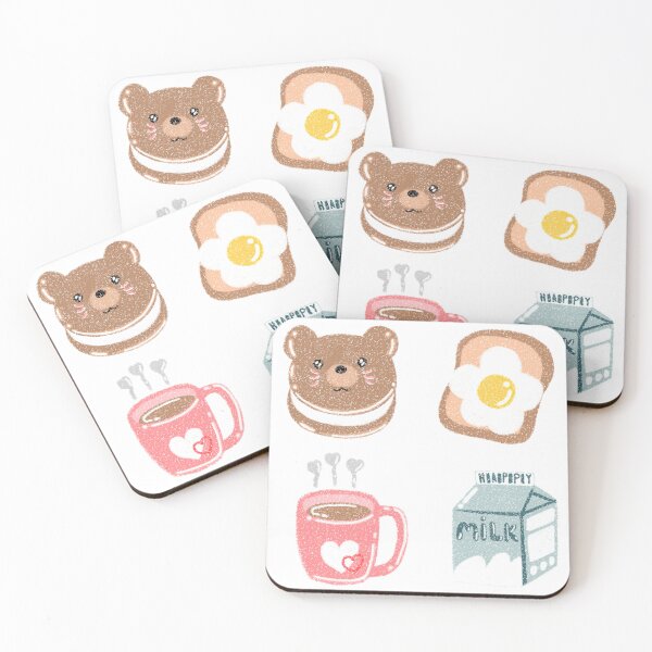Item preview, cute breakfast stickers designed and sold by Miyao999.