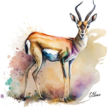 Artwork thumbnail, Springbok by Sascha Ebmeier