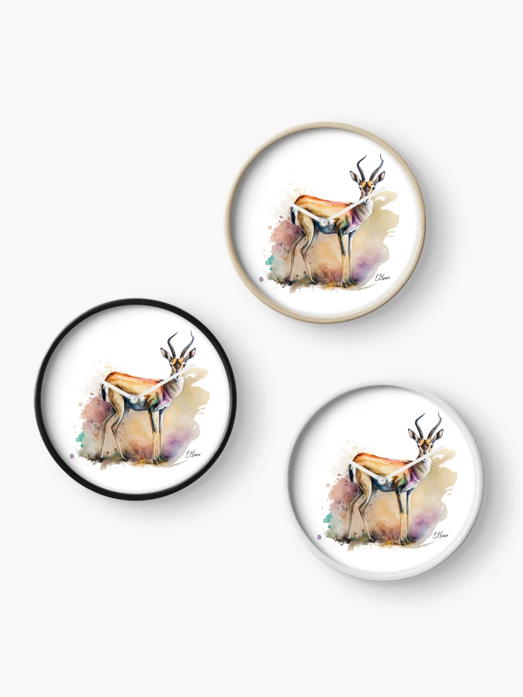 Thumbnail 3 of 4, Clock, Springbok designed and sold by Sascha Ebmeier.