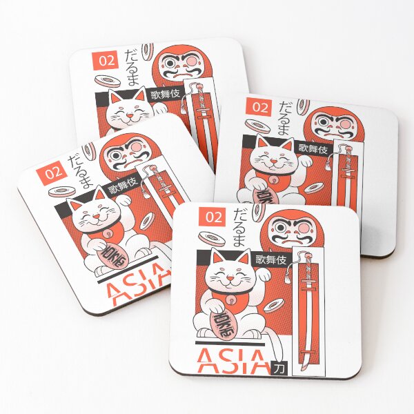 Item preview, Asian Style Cat Poster designed and sold by HaloedAngel.