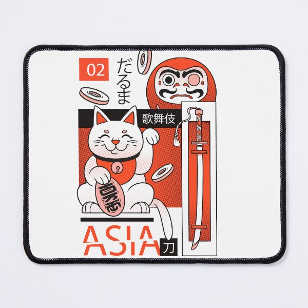 Item preview, Asian Style Cat Poster designed and sold by HaloedAngel.