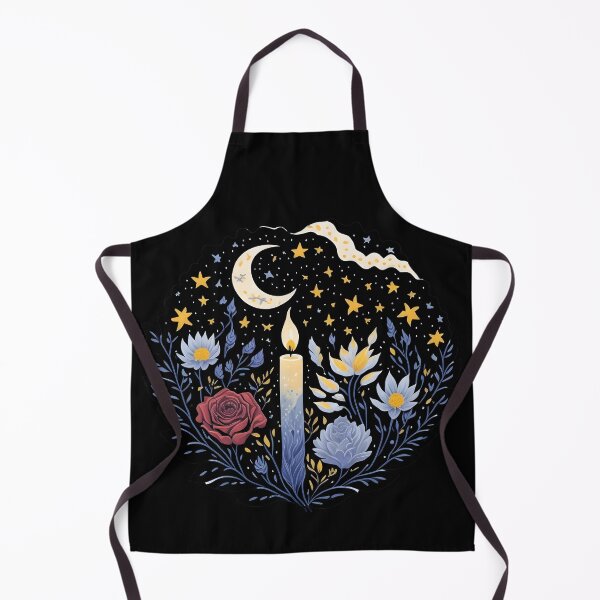 Item preview, Candle and Roses Starry Night Moon and stars designed and sold by Shaymalily.