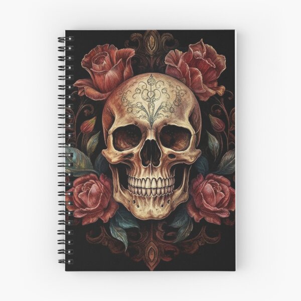 Item preview, Eternal Beauty: Skull and Rose Illustration in Rococo Realms designed and sold by UnplainShirt.