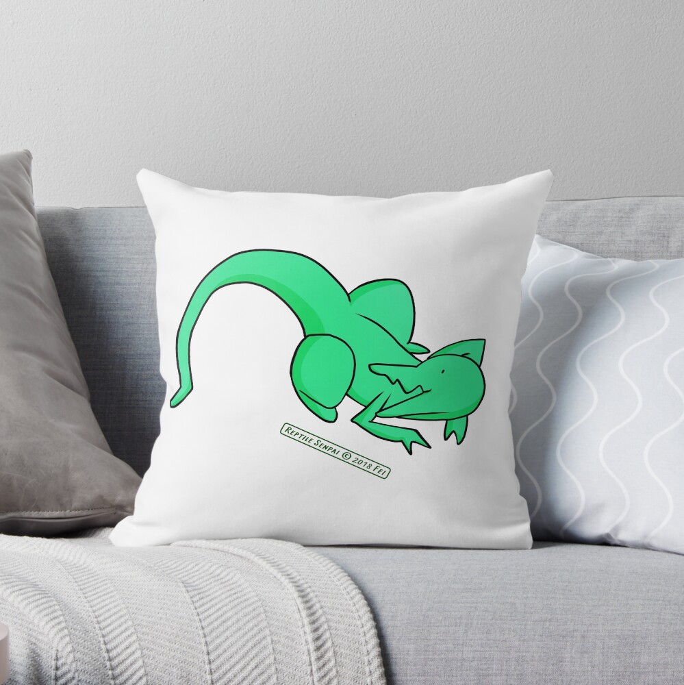 Item preview, Throw Pillow designed and sold by reptilesenpai.