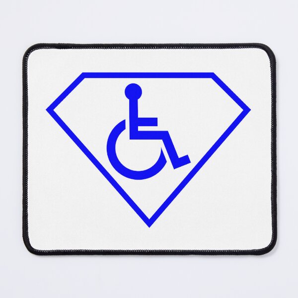 Item preview, Super Wheelchair blue designed and sold by Lence Printing.