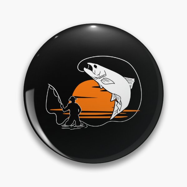 Item preview, Fly Fishing Rising Sun Angler Fisherman Angling designed and sold by Pubi.