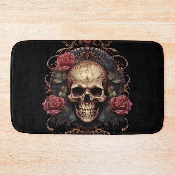 Item preview, Eternal Beauty: Skull and Rose Illustration in Rococo Realms designed and sold by UnplainShirt.