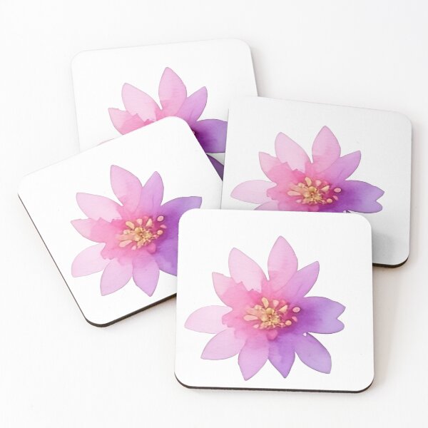 Item preview, Watercolor pink lotus flower designed and sold by Jayjaynaenae.