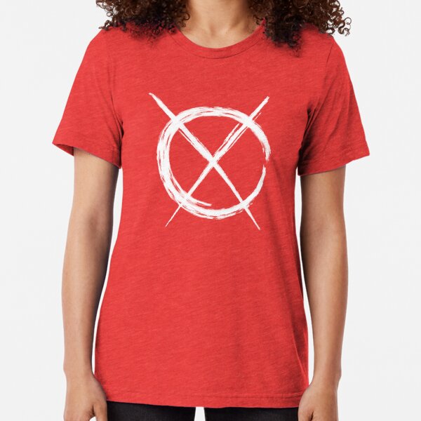 Art Cross (in white) Tri-blend T-Shirt
