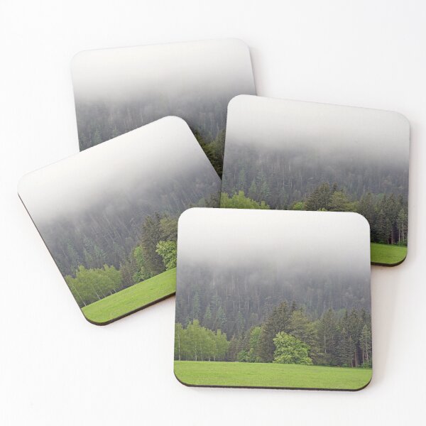 Item preview, Fog over the forest, morning in Styrian Austria designed and sold by goceris.