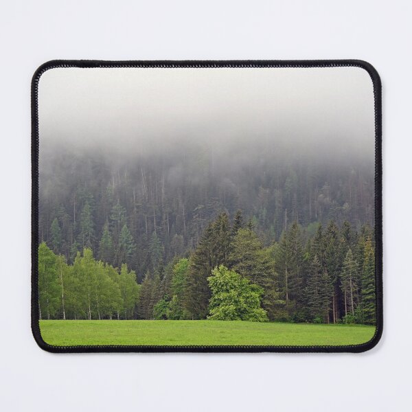 Item preview, Fog over the forest, morning in Styrian Austria designed and sold by goceris.