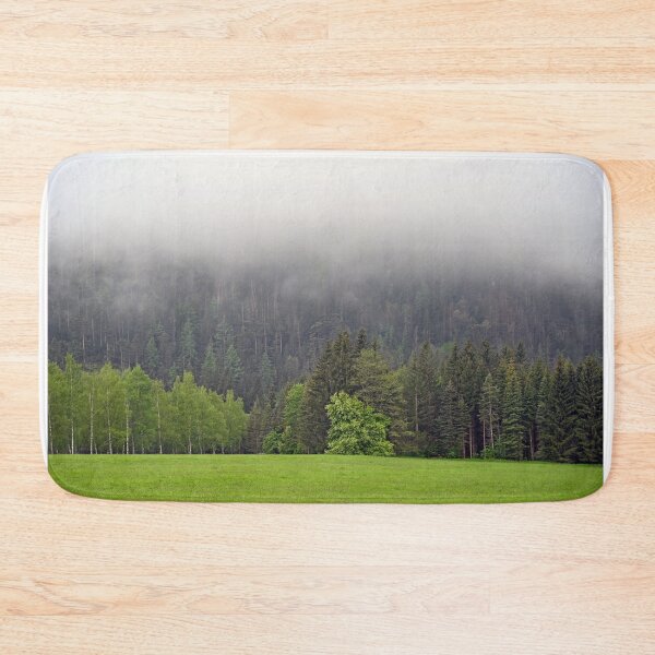 Item preview, Fog over the forest, morning in Styrian Austria designed and sold by goceris.