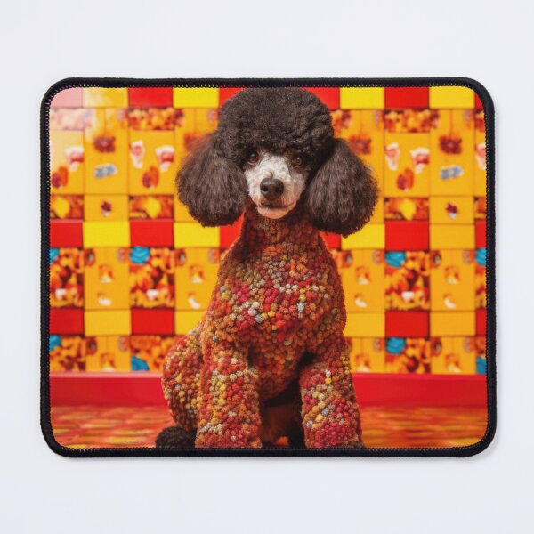 Item preview, Poodle in Scratchy Outfit - Beautiful Dog Art designed and sold by DigitalArties.