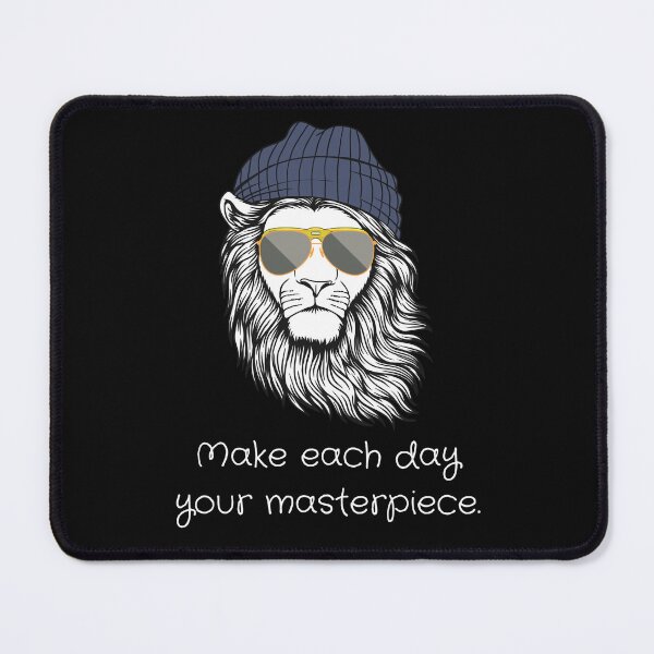 Aperçu de l'œuvre Faites de chaque jour votre chef-d'œuvre - Citations de motivation pour réussir créée et vendue par chamadesigner.