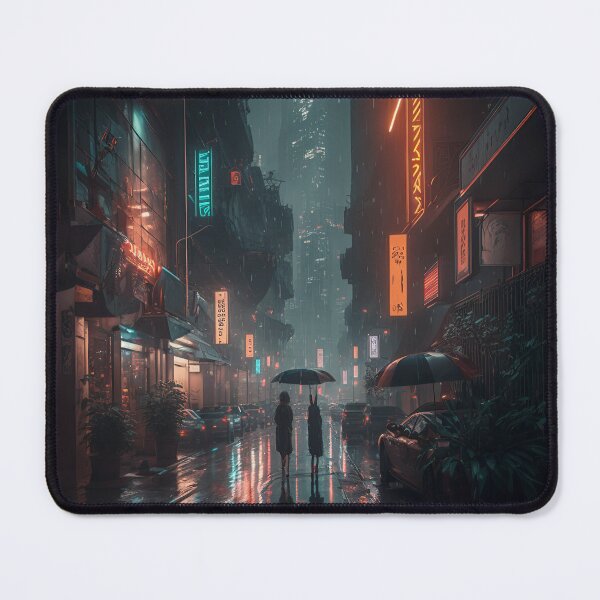 Item preview, Rainy Street Cyberpunk Elements designed and sold by cyberartmaker.