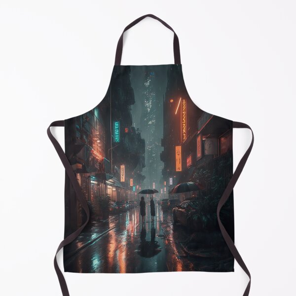 Item preview, Rainy Street Cyberpunk Elements designed and sold by cyberartmaker.