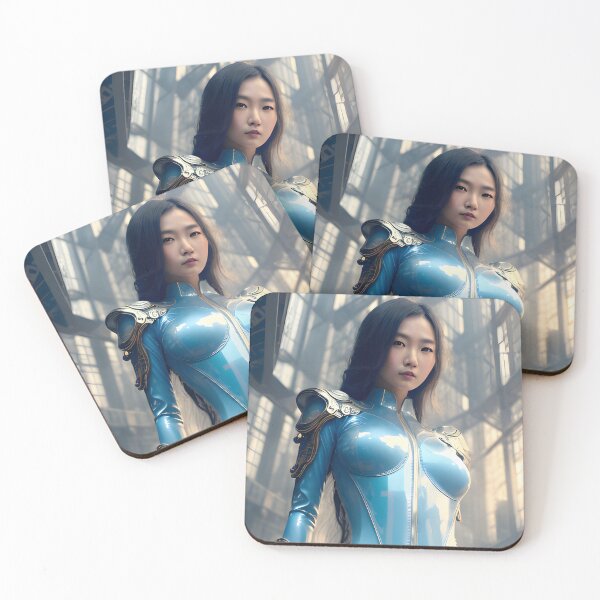 Item preview, Lovely Asian Cyberpunk Portrait - Cool Art designed and sold by joejiing.