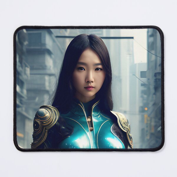 Item preview, Lovely Asian Cyberpunk Portrait - Cool Art designed and sold by joejiing.