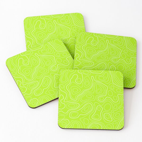 Item preview, Green Topographic Pattern. designed and sold by Aetherier.
