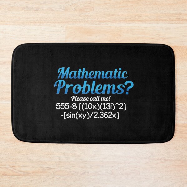 Item preview, Mathematics Problems Math Teacher Student Science designed and sold by Pubi.