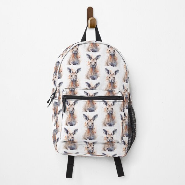 Item preview, Kangaroo, Watercolour art designed and sold by DigitalDugong.