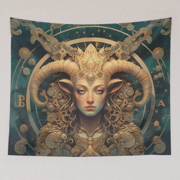 Item preview, Ram-punctiously Hilarious: Aries Zodiac Gear for the Unapologetically Spontaneous Rams! designed and sold by Silverstormer.
