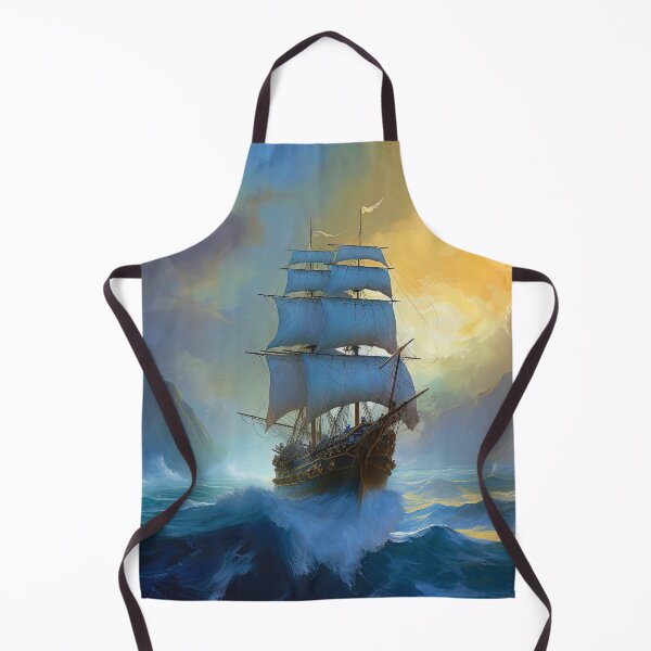 Item preview, An Ancient Galleon in a stormy sea designed and sold by AM FineArtPrints.