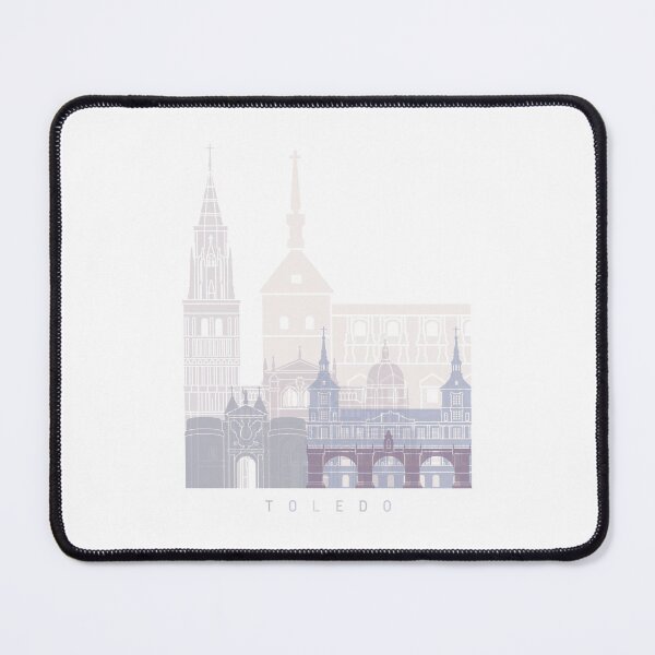 Item preview, TOLEDO SKYLINE POSTER PASTEL designed and sold by paulrommer.