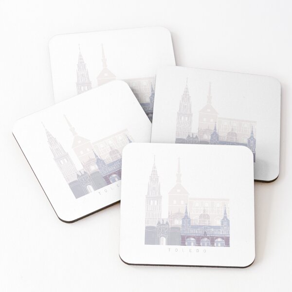 Item preview, TOLEDO SKYLINE POSTER PASTEL designed and sold by paulrommer.