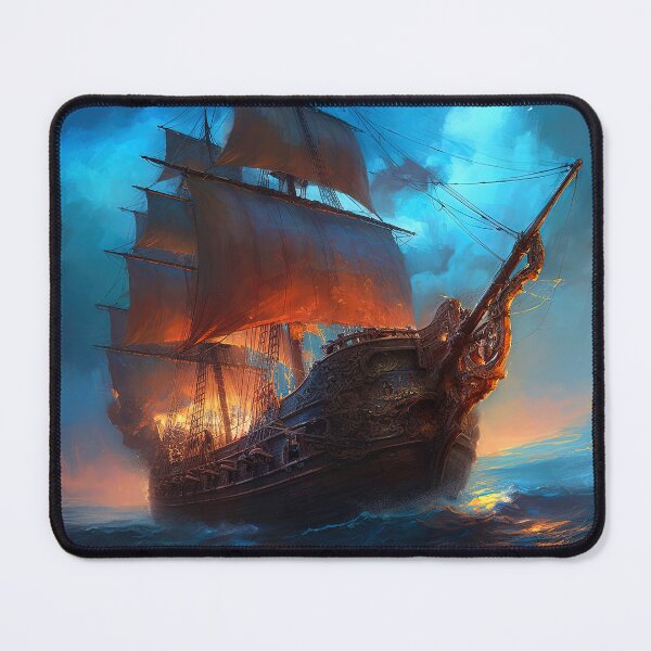 Item preview, An Ancient Galleon in a stormy sea designed and sold by AM FineArtPrints.