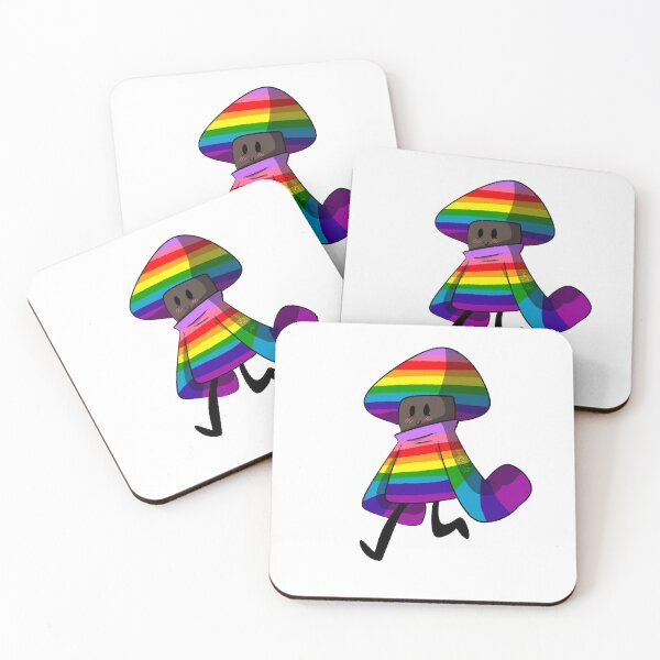 Item preview, Gay flag mushroom designed and sold by DJsherriff.