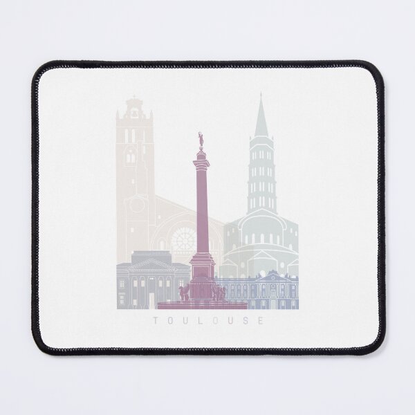 Item preview, TOULOUSE SKYLINE POSTER PASTEL designed and sold by paulrommer.