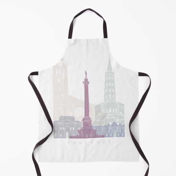 Item preview, TOULOUSE SKYLINE POSTER PASTEL designed and sold by paulrommer.