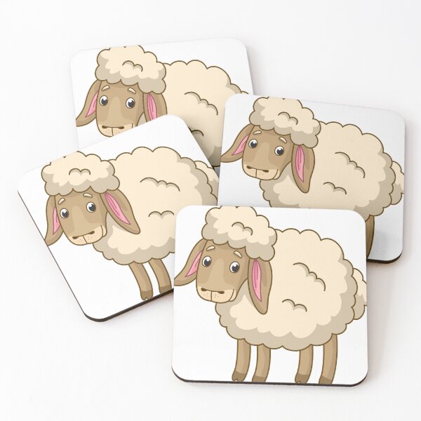 Item preview, pink eared thick haired brown sheep designed and sold by LenoraMan15.