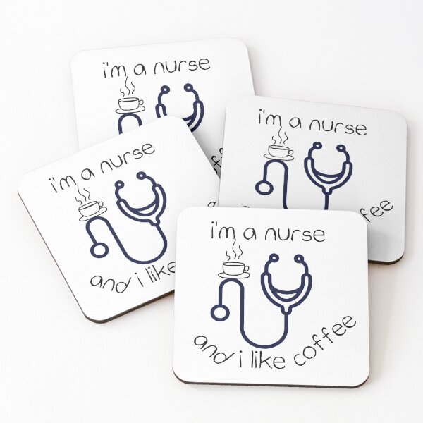 Item preview, I am a nurse and I like coffee designed and sold by sednalafandy79.