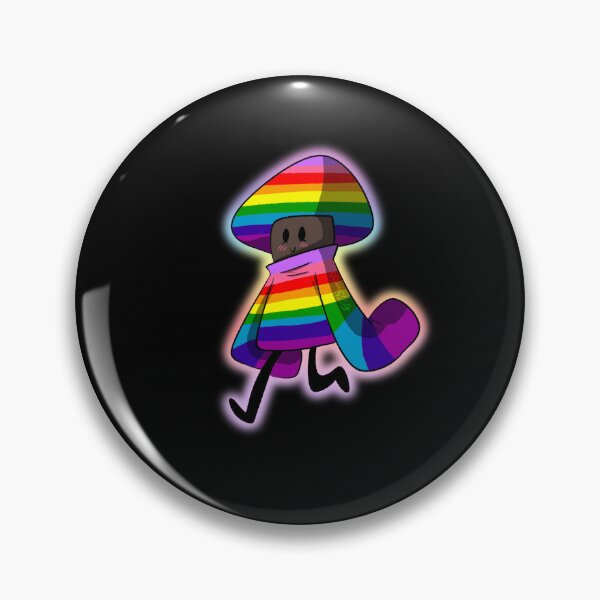Item preview, Gay flag mushroom (with border) designed and sold by DJsherriff.
