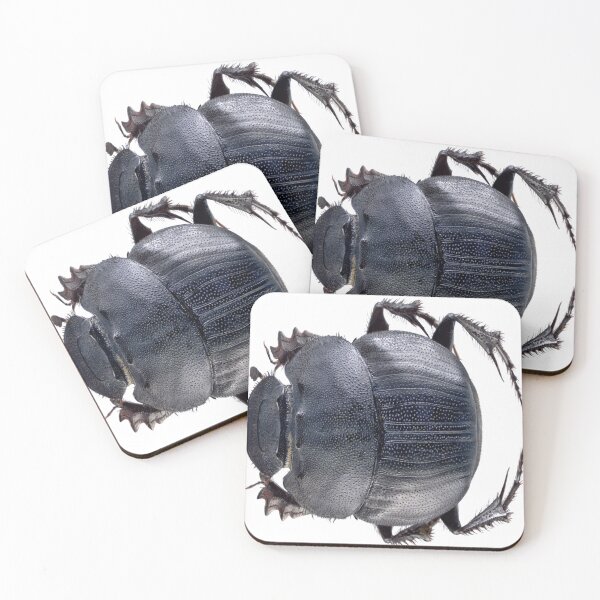 Item preview, black beetle sleeping with legs folded designed and sold by LenoraMan15.