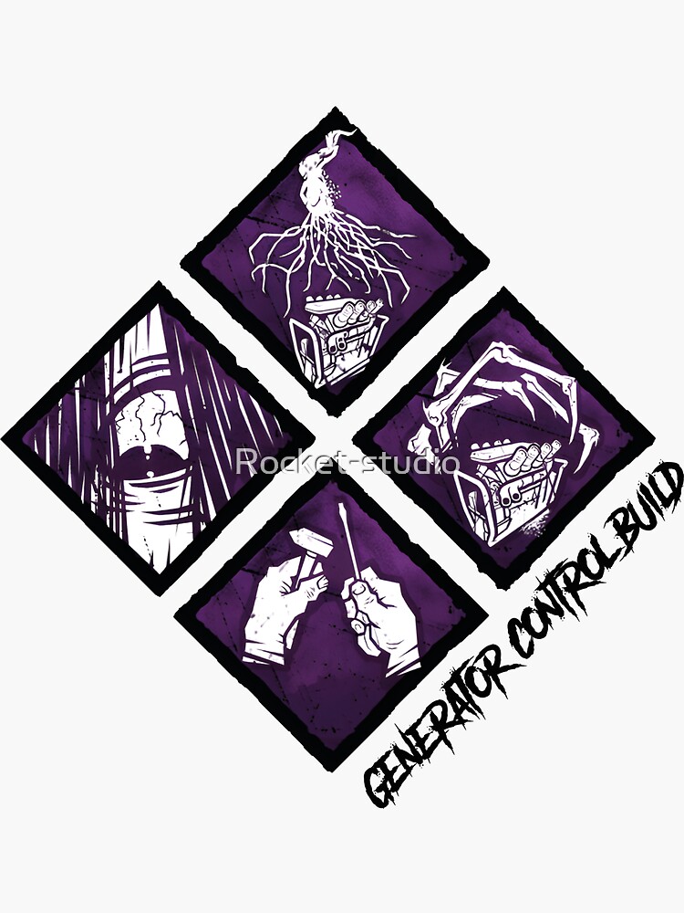 "DBD Dead by Daylight generator control build " Sticker for Sale by